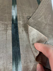 Bronze Ikat Silk Moire Home Textile Interior Fabrics, Watermark Patterns.