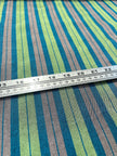 Green Striped Silk  Home Textile Interior Fabrics.