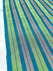Green Striped Silk  Home Textile Interior Fabrics.