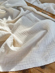 Muslin Fabric By The Yard - Organic Muslin Fabric - Baby Cotton Muslin -