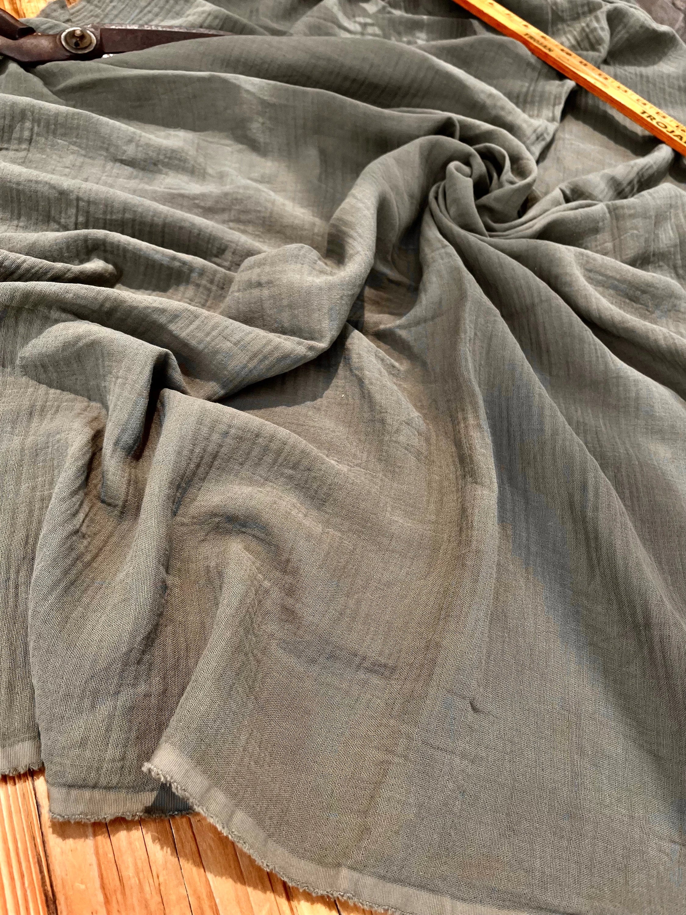 Muslin Fabric By The Yard - Organic Muslin Fabric - Baby Cotton Muslin -