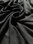Linen Knit Jersey Fabric, Open Weave Semi Sheer.