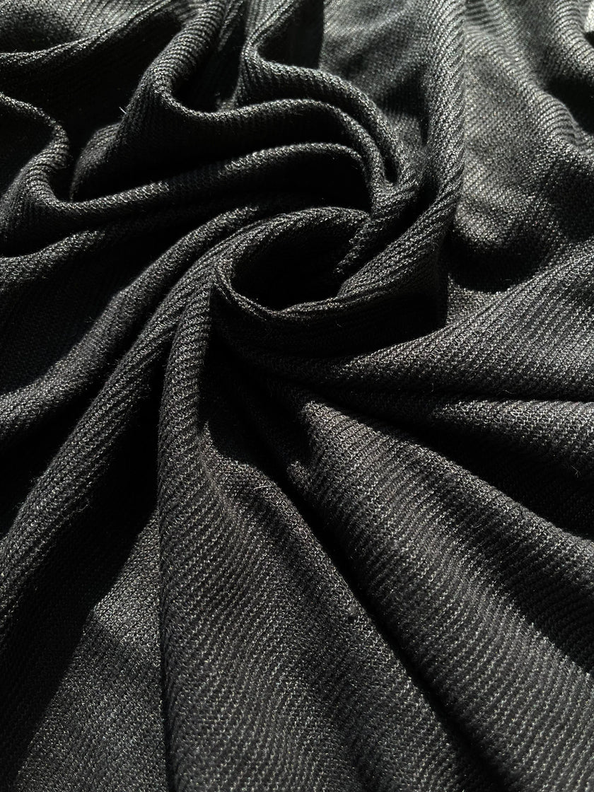 Linen Knit Jersey Fabric, Open Weave Semi Sheer.