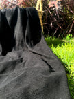 Linen Knit Jersey Fabric, Open Weave Semi Sheer.