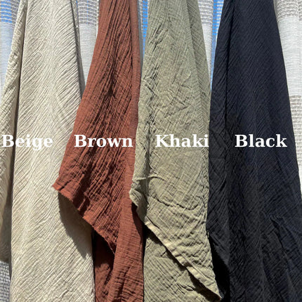 Muslin Fabric By The Yard - Organic Muslin Fabric - Baby Cotton Muslin -