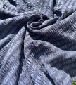 Luxury stretchy silk fabric, seersucker.
