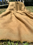 100% Mulberry Silk, Noil Raw Natural Fabric Sustainable.