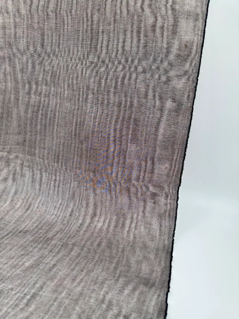 Dark Silver Gray Silk Moire, Watermark Pattern.