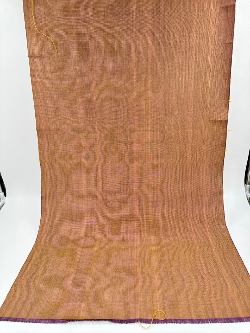 Unique Colour Silk Moiré Fabric By The Yard.