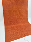 Orange Color Silk Moire, Watermark Patterns.