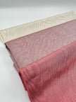 Salmon Pink Silk Fabric, Silk By The Yard. Watermark Pattern