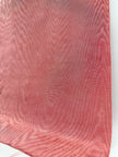 Salmon Pink Silk Fabric, Silk By The Yard. Watermark Pattern