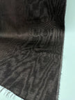 Brown Silk Moire Home Textile Interior Fabrics, Watermark Patterns.