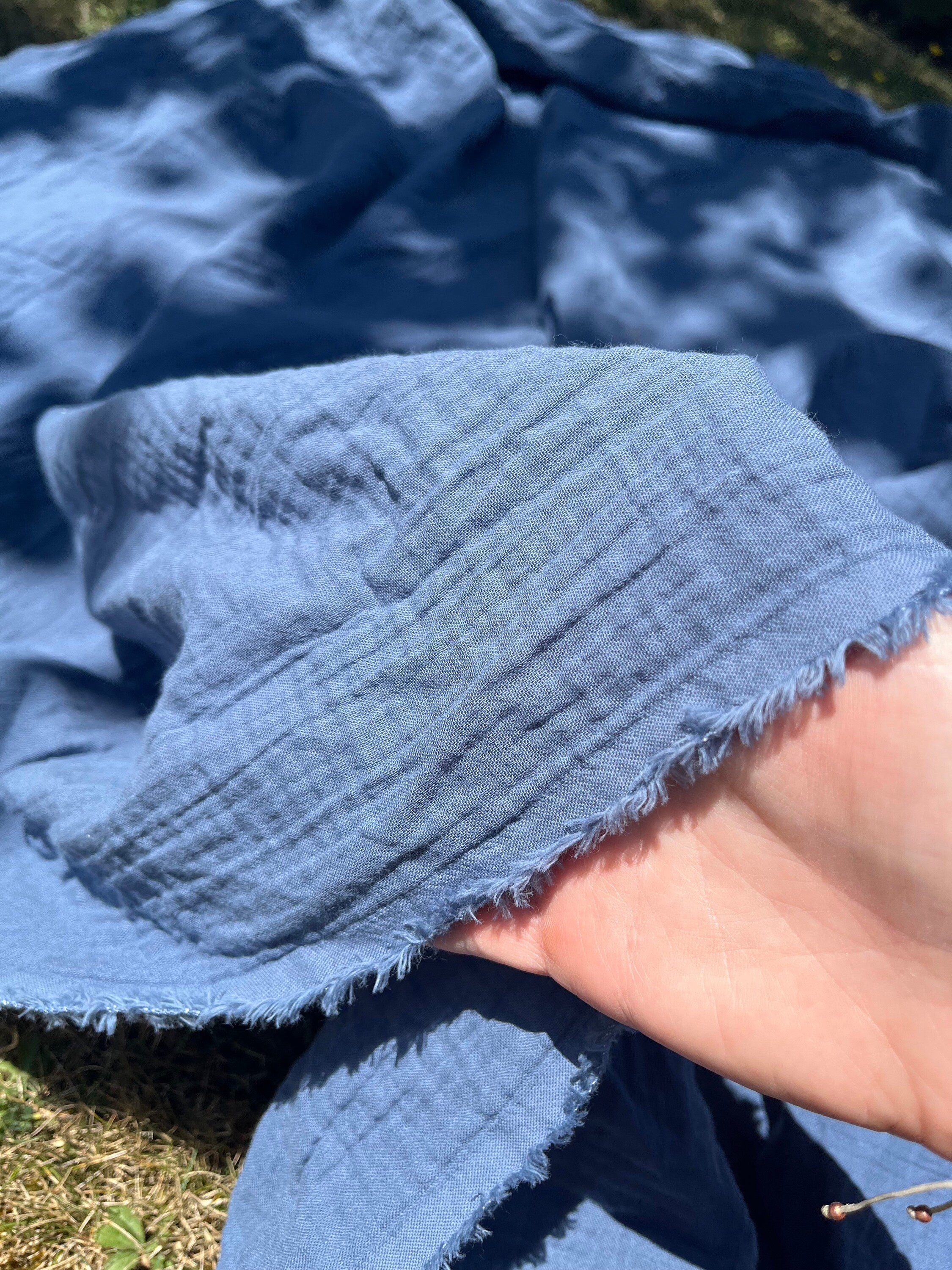 Muslin Fabric By The Yard - Organic Muslin Fabric - Baby Cotton Muslin.