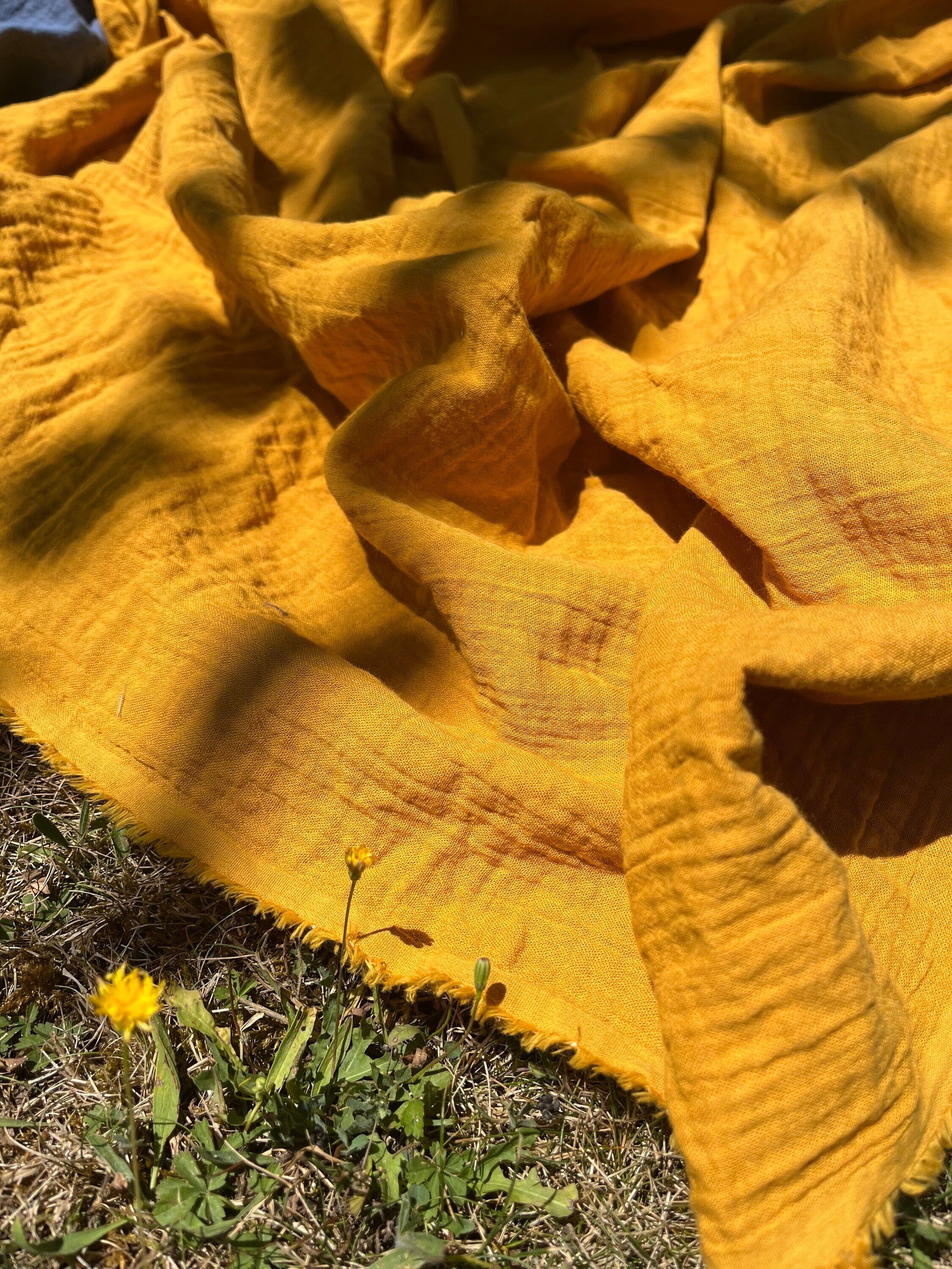 Muslin Fabric By The Yard - Organic Muslin Fabric - Baby Cotton Muslin.