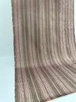 Striped Silk Moire Fabric, Watermark Pattern.