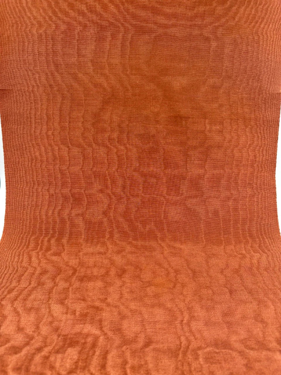 Orange Color Silk Moire, Watermark Patterns.
