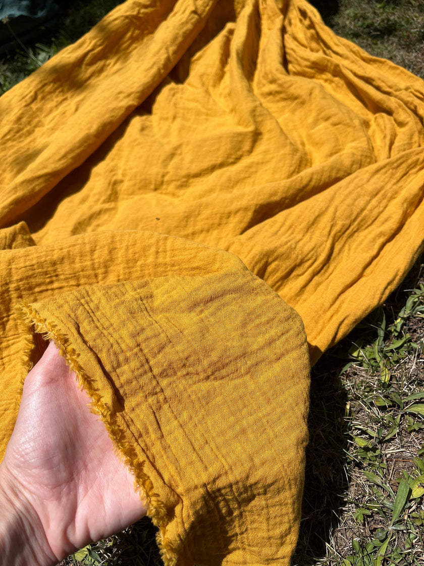 Muslin Fabric By The Yard - Organic Muslin Fabric - Baby Cotton Muslin.