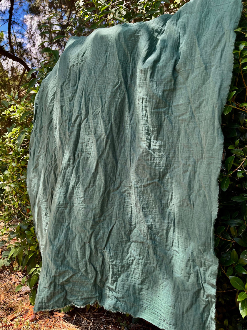 Muslin Fabric By The Yard - Organic Muslin Fabric - Baby Cotton Muslin.