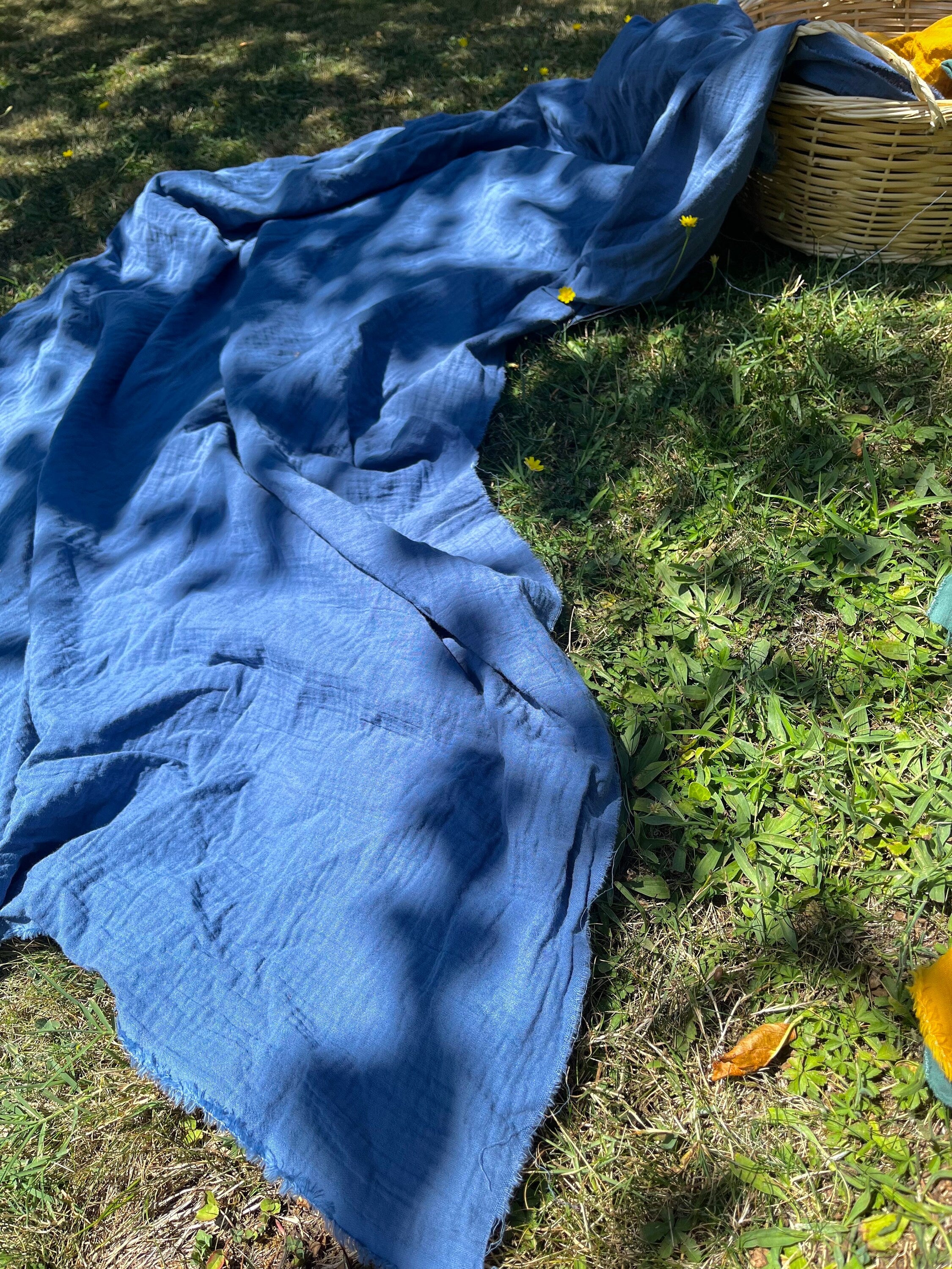 Muslin Fabric By The Yard - Organic Muslin Fabric - Baby Cotton Muslin.