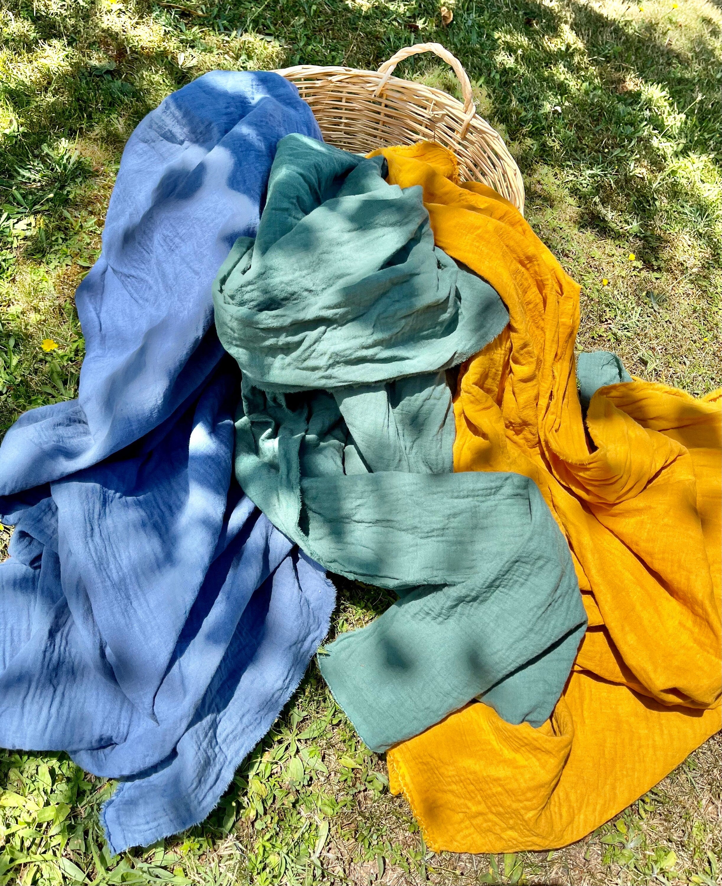 Muslin Fabric By The Yard - Organic Muslin Fabric - Baby Cotton Muslin.