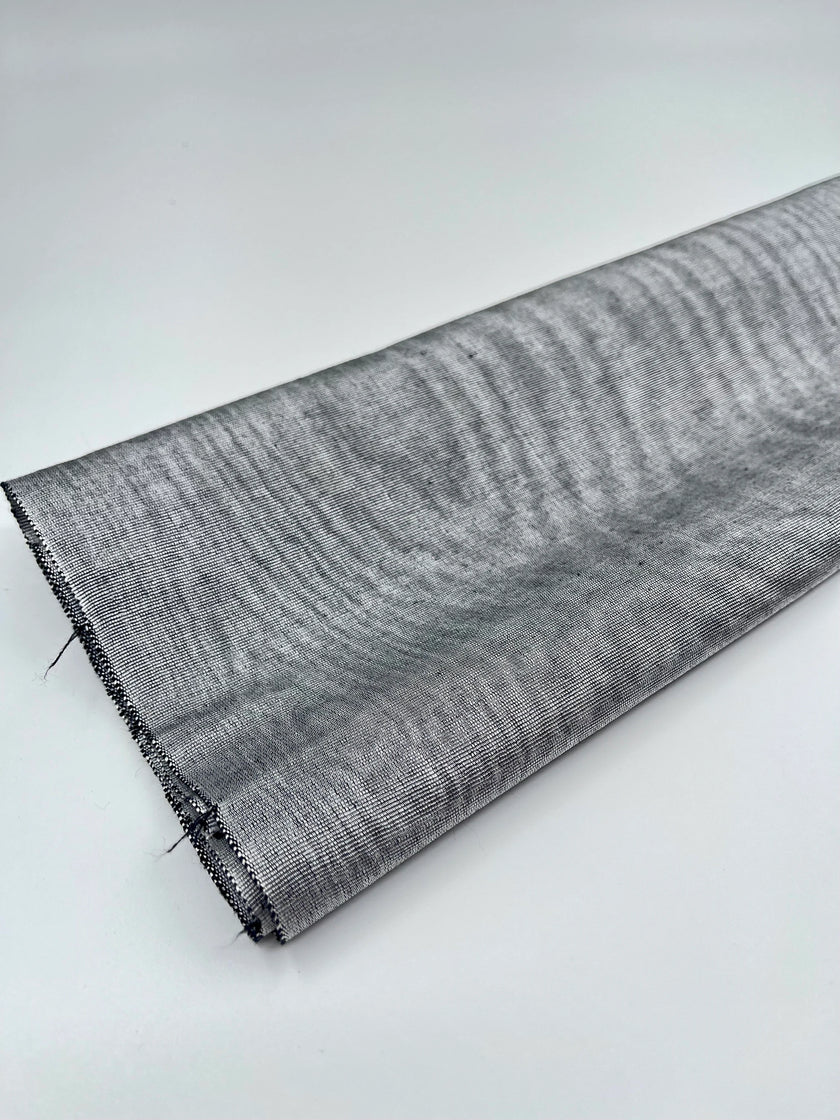 Silver Gray Silk Moire, Watermark Patterns.