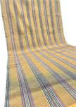 Gold Striped Silk Home Textile Interior Fabrics.