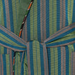 Green Striped Silk  Home Textile Interior Fabrics.
