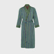 Green Striped Silk  Home Textile Interior Fabrics.