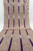 Ikat Purple Striped Silk Upholstery Home Textile Interior Fabrics Moire.