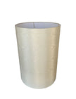 Sand Beige Colour Silk Moire Home Textile Interior Fabrics, Watermark Pattern.