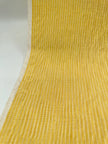 Rembourrage luxueux en soie à rayures jaunes pour tête de lit ottoman, tissus d'intérieur pour textiles de maison : housses d'oreiller, motifs inspirés du kimono, motifs en filigrane.