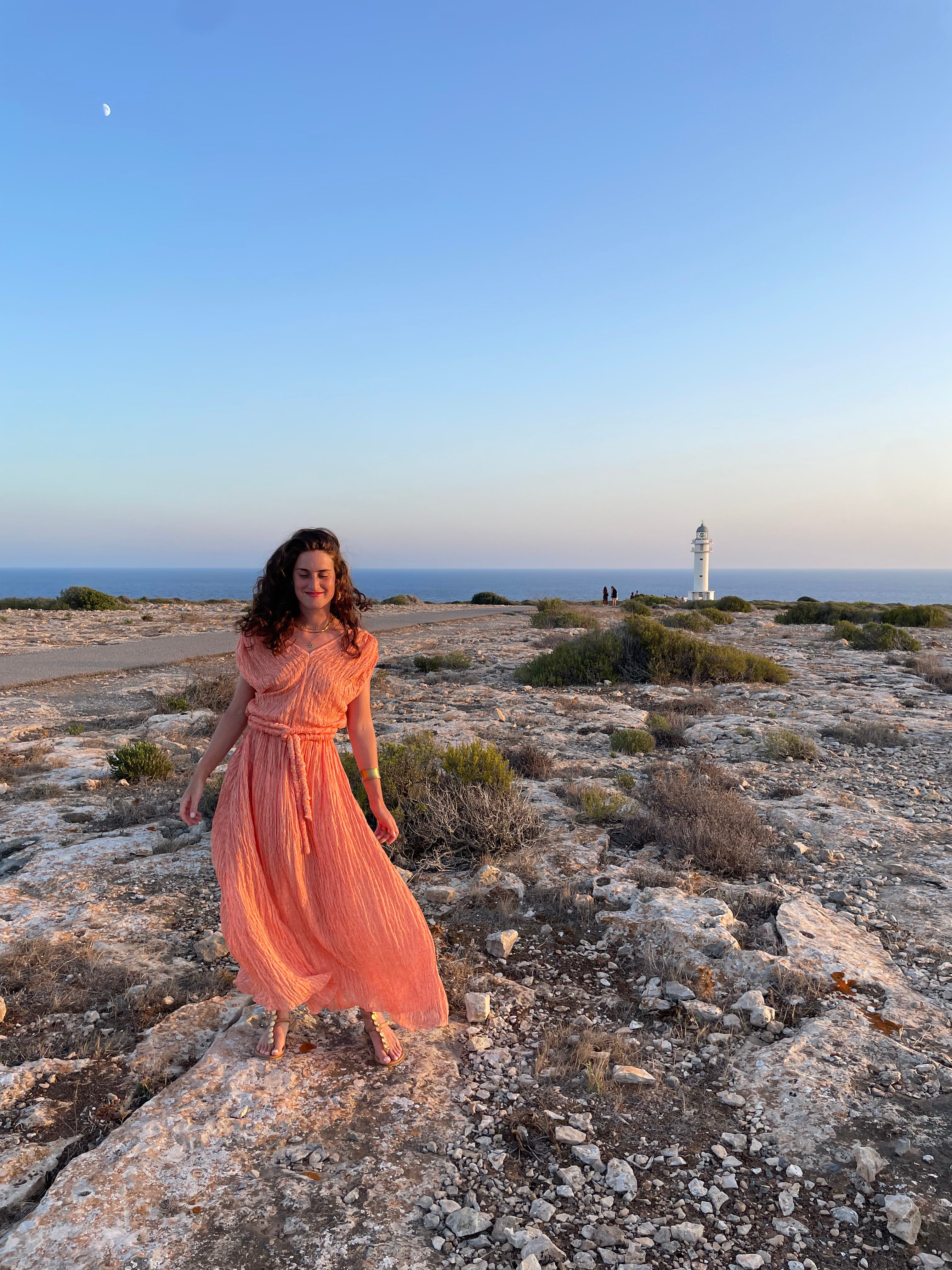 Orange Natural Sheer, Textured Cotton Linen Mix Special Fabrics.