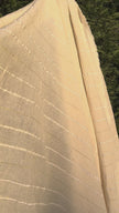SILVER STRIPES ON LINEN
