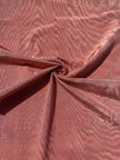 Salmon Pink Silk Fabric, Silk By The Yard. Watermark Pattern